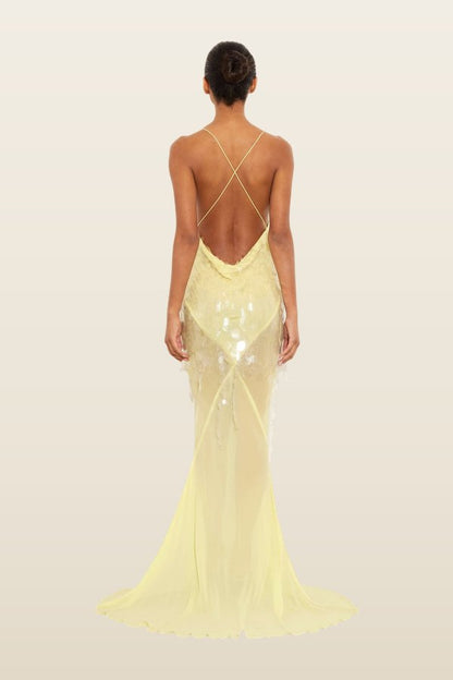 Asteria Dress — model back
