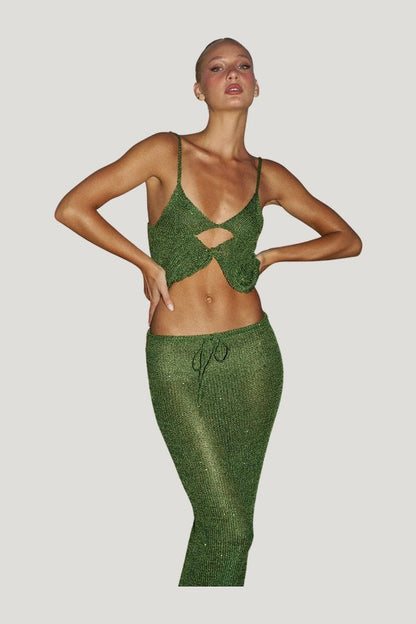 Astra Glitter Jungle Green - Shirt — carry 4
