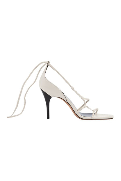 Atlas Sandal Off-White Woven Leather — packshot