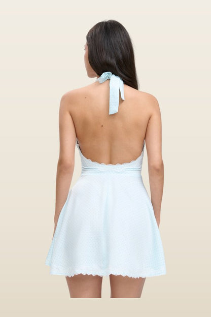 Audrey Satin Mini Dress — carry 4