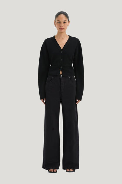 Ayana Gathered Cardigan — carry 2
