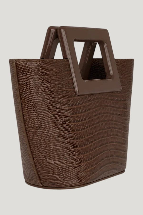 Baby Riviera In Brown Lizard-Effect — model front