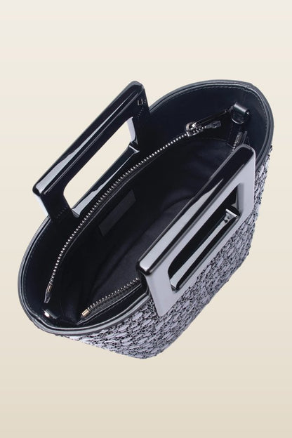 Baby Riviera In Gunmetal Studs — model back