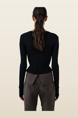Baby Wool Wrap Top — carry 4