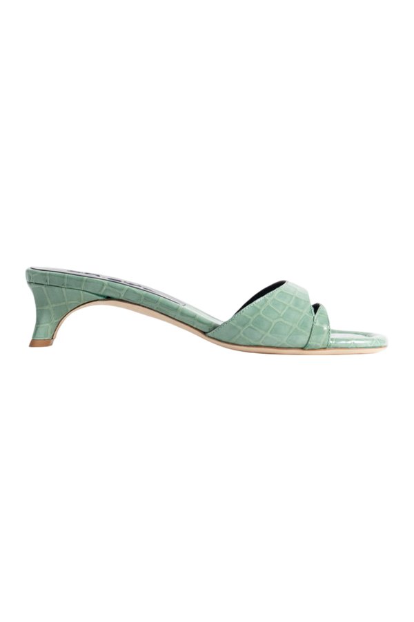 Babygirl Fresh Croco Embossed Leather Slip-On Mule — packshot