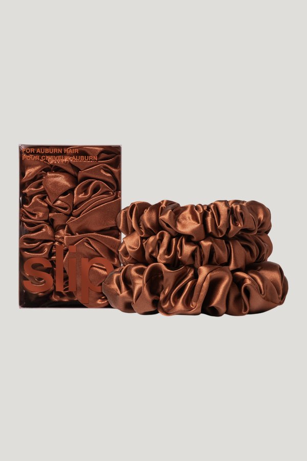 Back to Basics Auburn Midi/Large Scrunchie Set — model front
