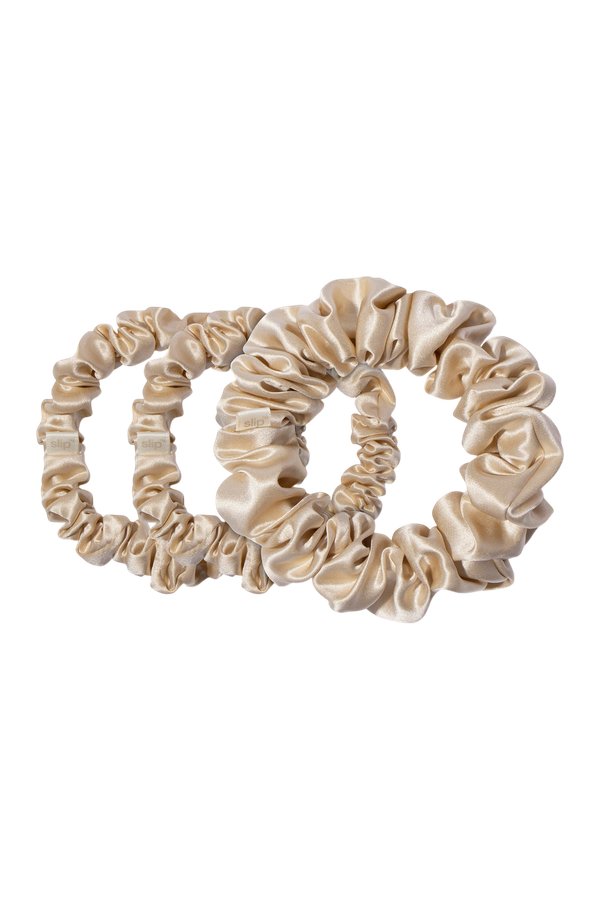 Back to Basics Blonde Midi/Large Scrunchie Set — packshot