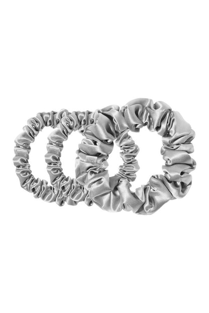 Back to Basics Silver Midi/Large Scrunchie Set — packshot