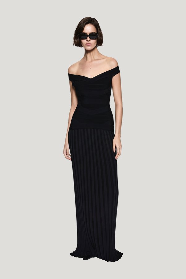 Bandage Knit Dress — model front