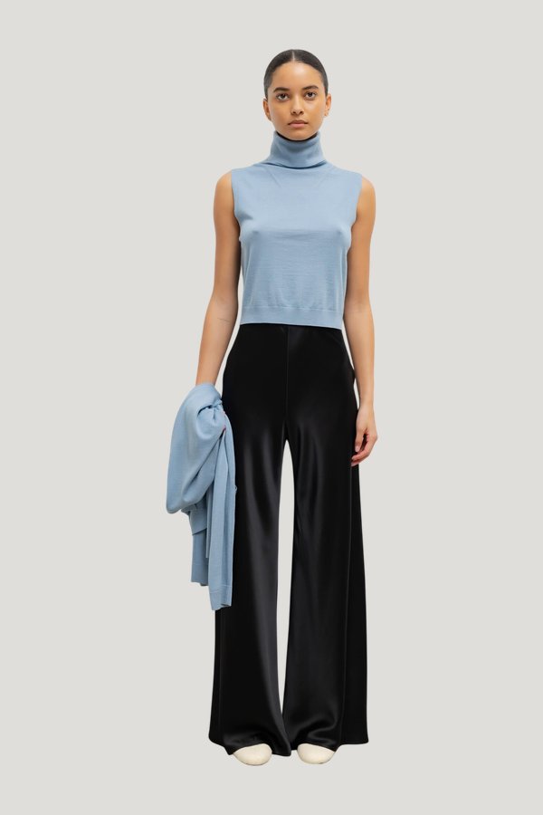 Barb Bias Pant — model front