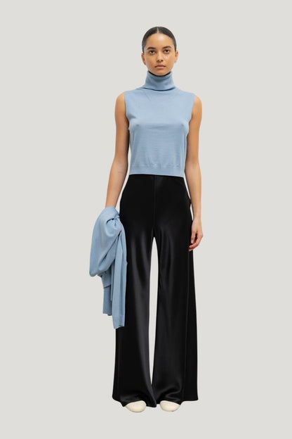 Barb Bias Pant — model front