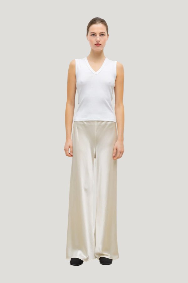 Barb Bias Pant — model front