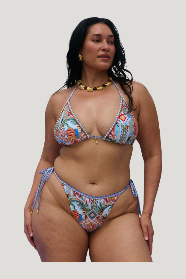 Barcelona Bikini Top in Zocalo — extra