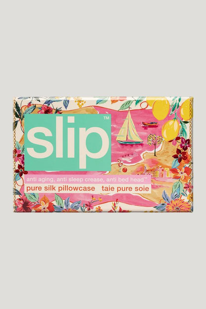 Beach Club Queen Zippered Pillowcase — model side