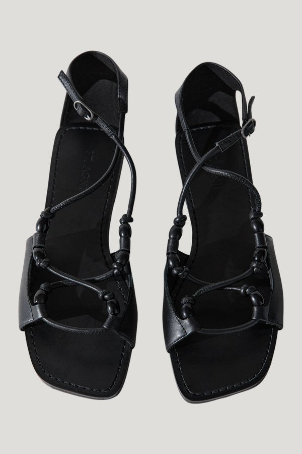 Beaded Detail Sandal — model front
