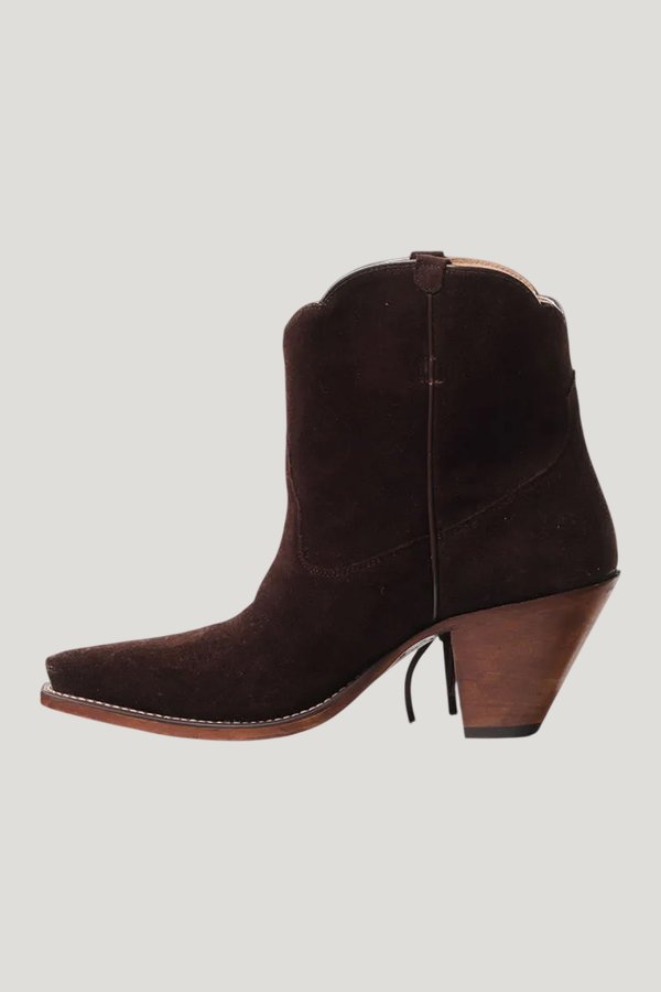Besita The Spirit Fringe Suede Booties — extra