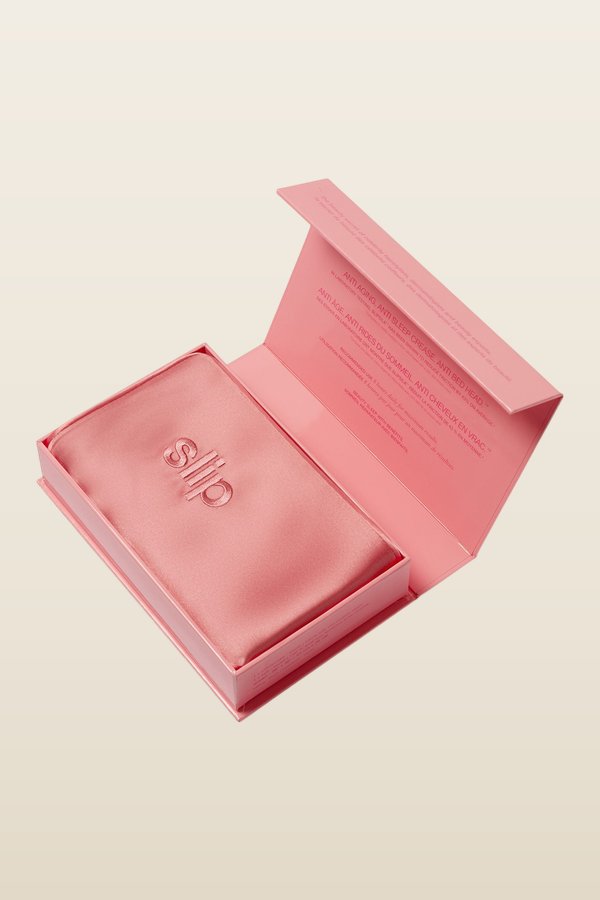Blush Queen Zippered Pillowcase — model back
