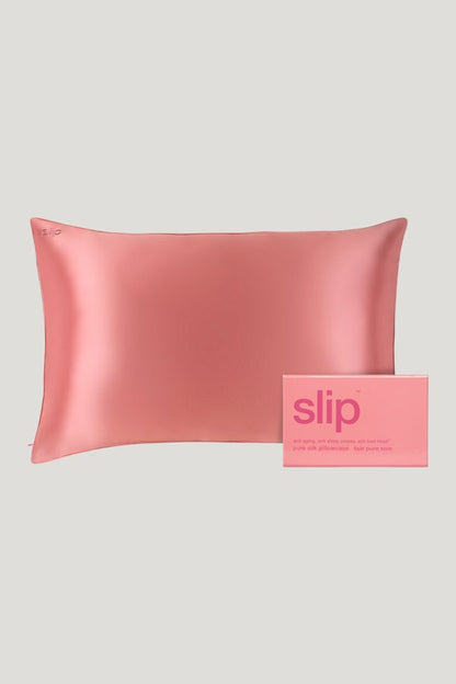 Blush Queen Zippered Pillowcase — model front
