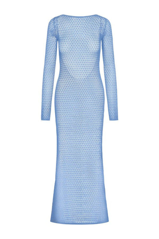 Bodrum Dress - Azure Lace Crochet — packshot