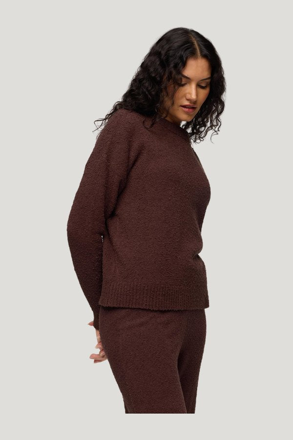 Boucle Crewneck Sweater — carry 3