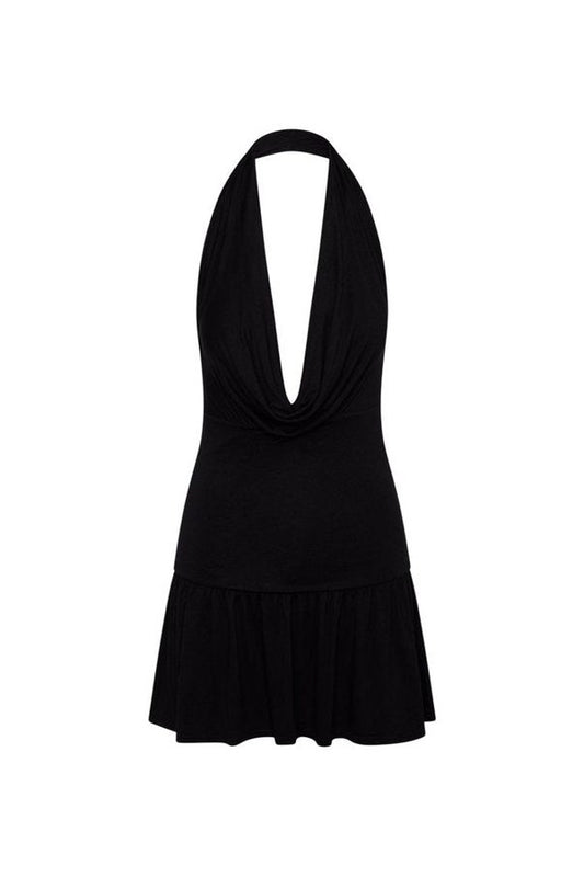 Bowery Cowl Neck Mini Dress — packshot