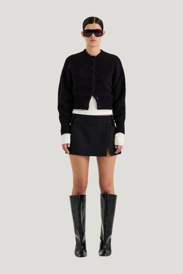 Bowie Twill Skirt — model front