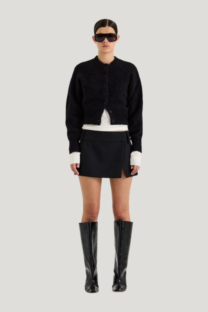 Bowie Twill Skirt — model front