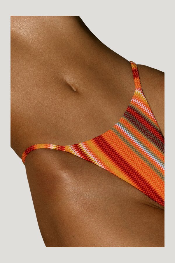 Brazil Thong - Sardinia Stripe — model side