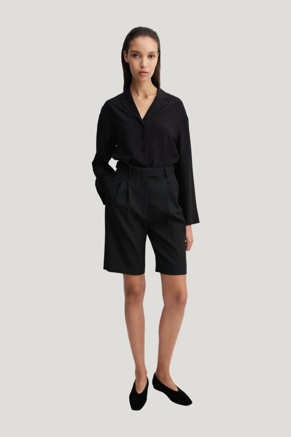 Bruna Tailored Shorts — carry 2