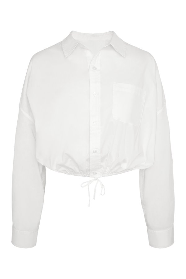 Bubble Button Up Poplin Shirt — packshot