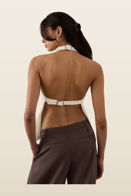 Buckle Back Halter Top — carry 4