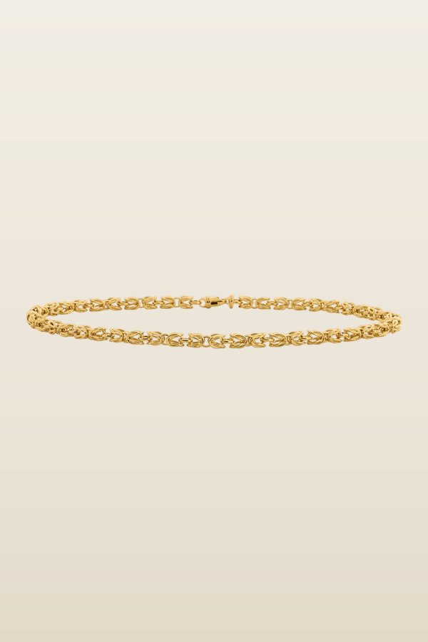 Byzantine belt gold — model back