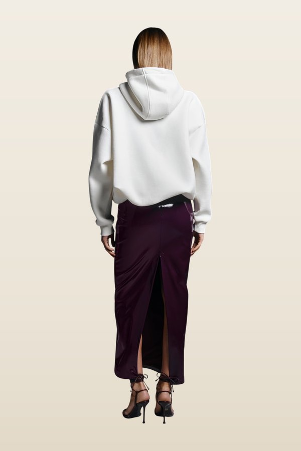 C hoodie — model back