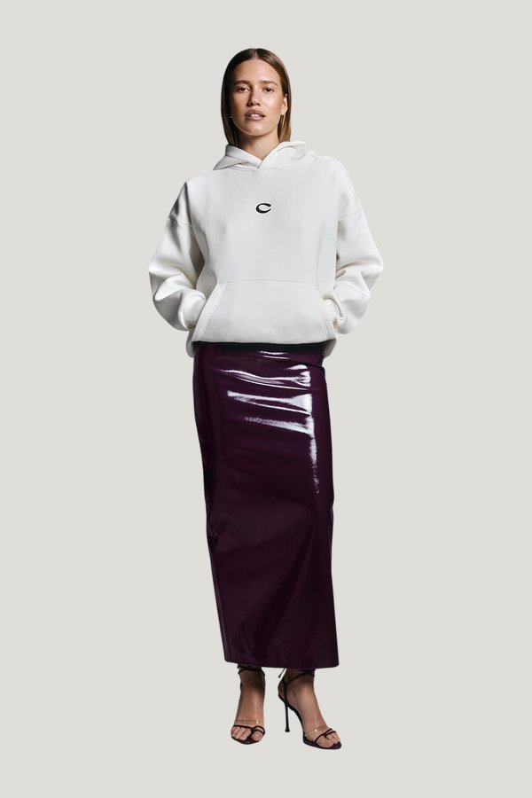 C hoodie — model front