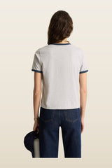 California Emblem Soft Ringer Tee — model back