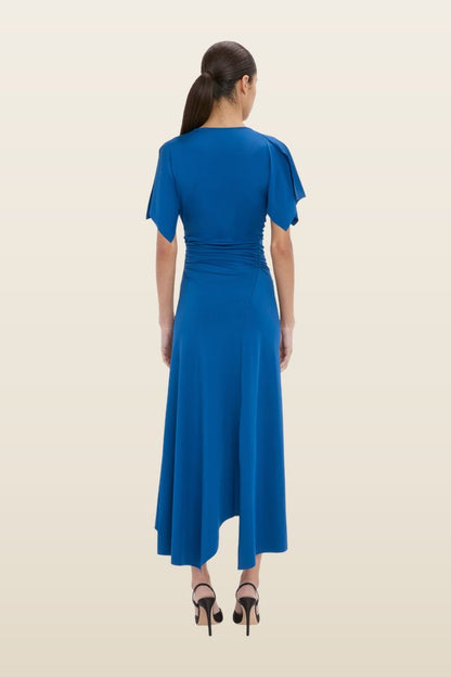 Blousey Midi Dress — model back