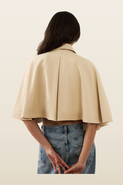 Cape Trench Jacket — model back