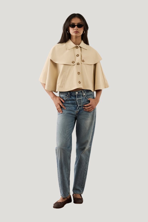 Cape Trench Jacket — model front