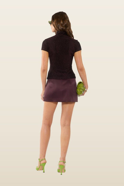 Carla Mini Skirt — model back