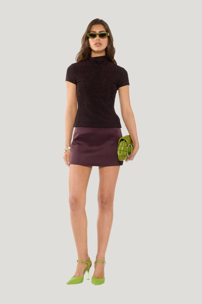 Carla Mini Skirt — model front