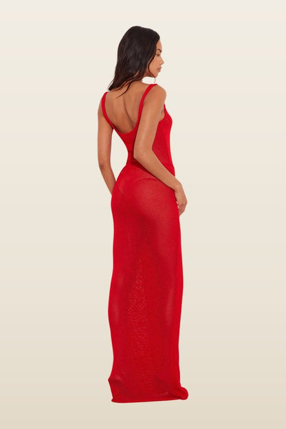 Caspian Dress — model back