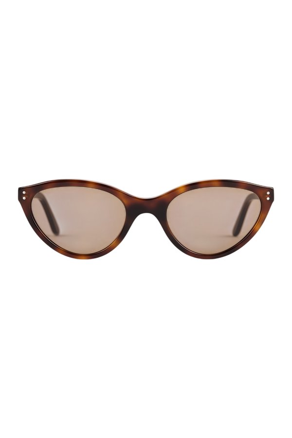 Cateye sunglasses dark havana — packshot