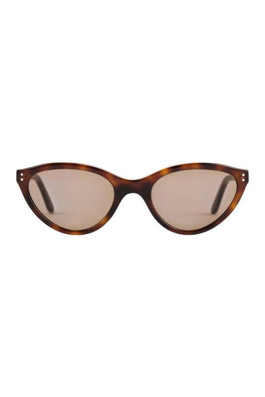 Cateye sunglasses dark havana — packshot