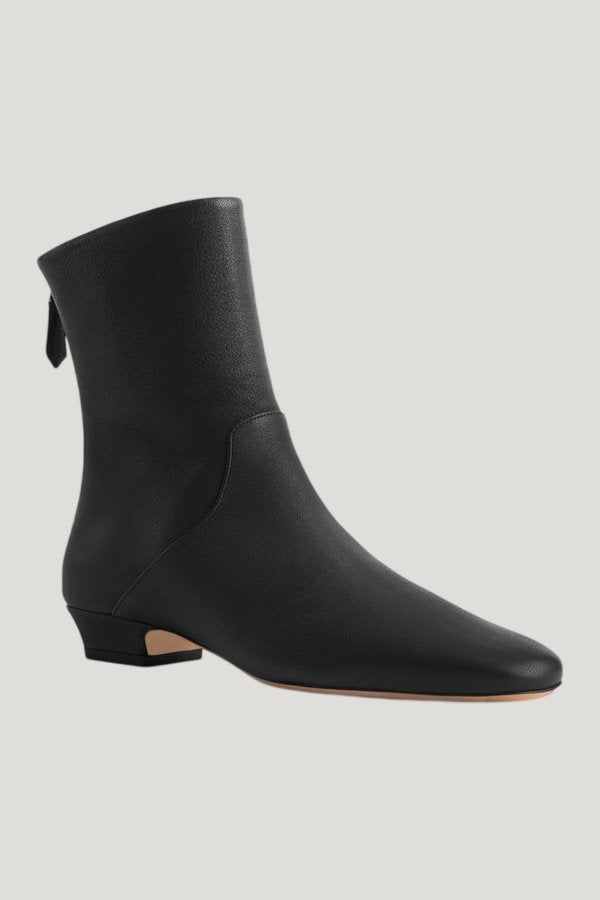 Celina Ankle Boot Black Leather — model front