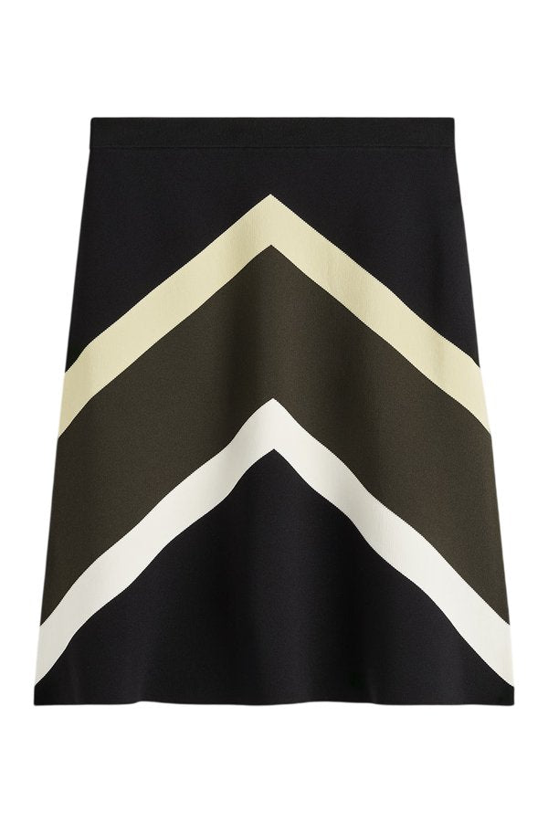 Chevron stripe skirt — packshot