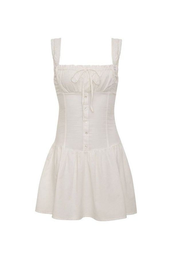 Christa Ruffle Mini Dress — packshot