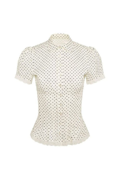 Cinched Button Up Top — packshot