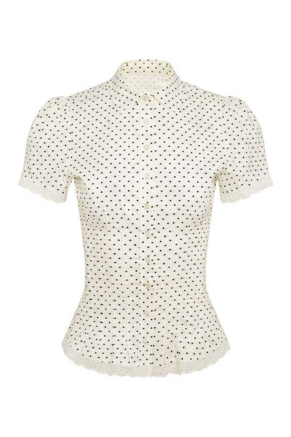Cinched Button Up Top — packshot
