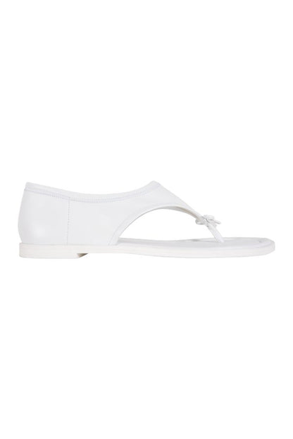 Clark Sandal In White Nappa — packshot