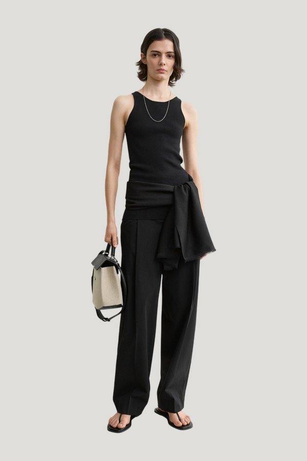 Classic compact knit tank — carry 3